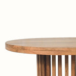 Kimber Round Dining Table- Natural Dining Tables - Bokel Home