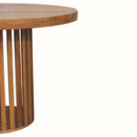 Kimber Round Dining Table- Natural Dining Tables - Bokel Home
