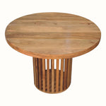 Kimber Round Dining Table- Natural Dining Tables - Bokel Home