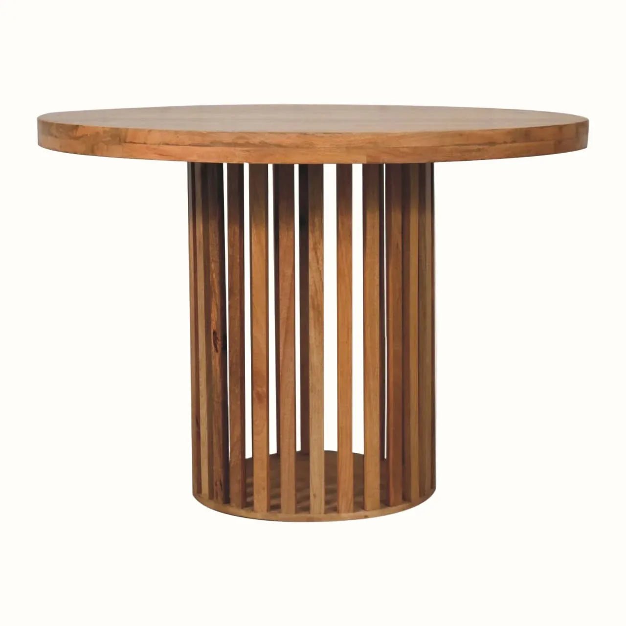 Kimber Round Dining Table- Natural Dining Tables - Bokel Home