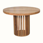 Kimber Round Dining Table- Natural Dining Tables - Bokel Home