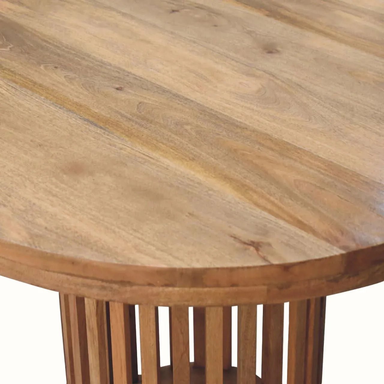 Kimber Round Dining Table- Natural Dining Tables - Bokel Home