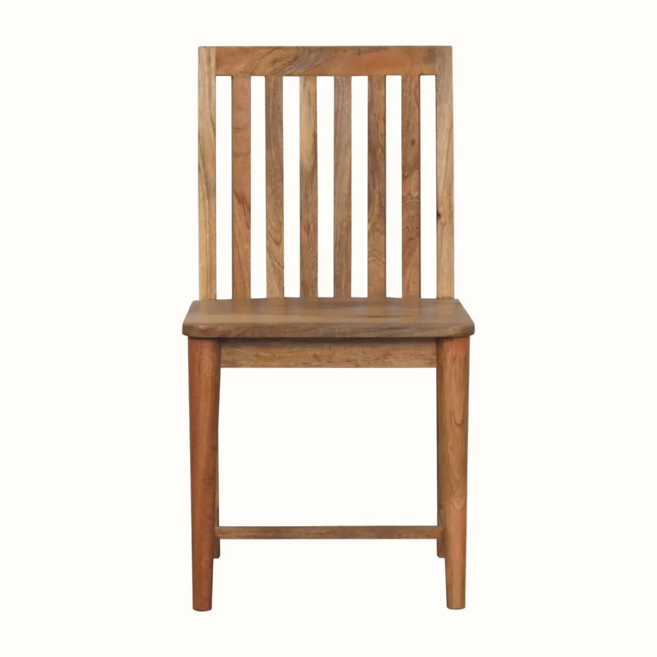 Kimber Slatted Dining Chair - Natural Dining Chairs - Bokel Home