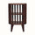 Kimber Slatted Open Bedside Table, Medium - Chestnut Bedside Tables - Bokel Home