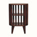Kimber Slatted Open Bedside Table, Medium - Chestnut Bedside Tables - Bokel Home