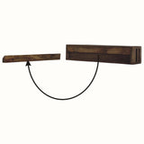 Kimber Wall Mounted Console Table - Natural Console Tables - Bokel Home