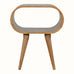 Laurie Open Bedside - Natural Bedside Tables - Bokel Home