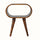 Laurie Open Bedside Table, Medium - Chestnut