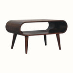 Laurie Open Coffee Table, Medium - California Walnut Coffee Tables - Bokel Home