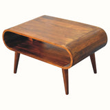 Laurie Open Coffee Table, Medium - Chestnut Coffee Tables - Bokel Home