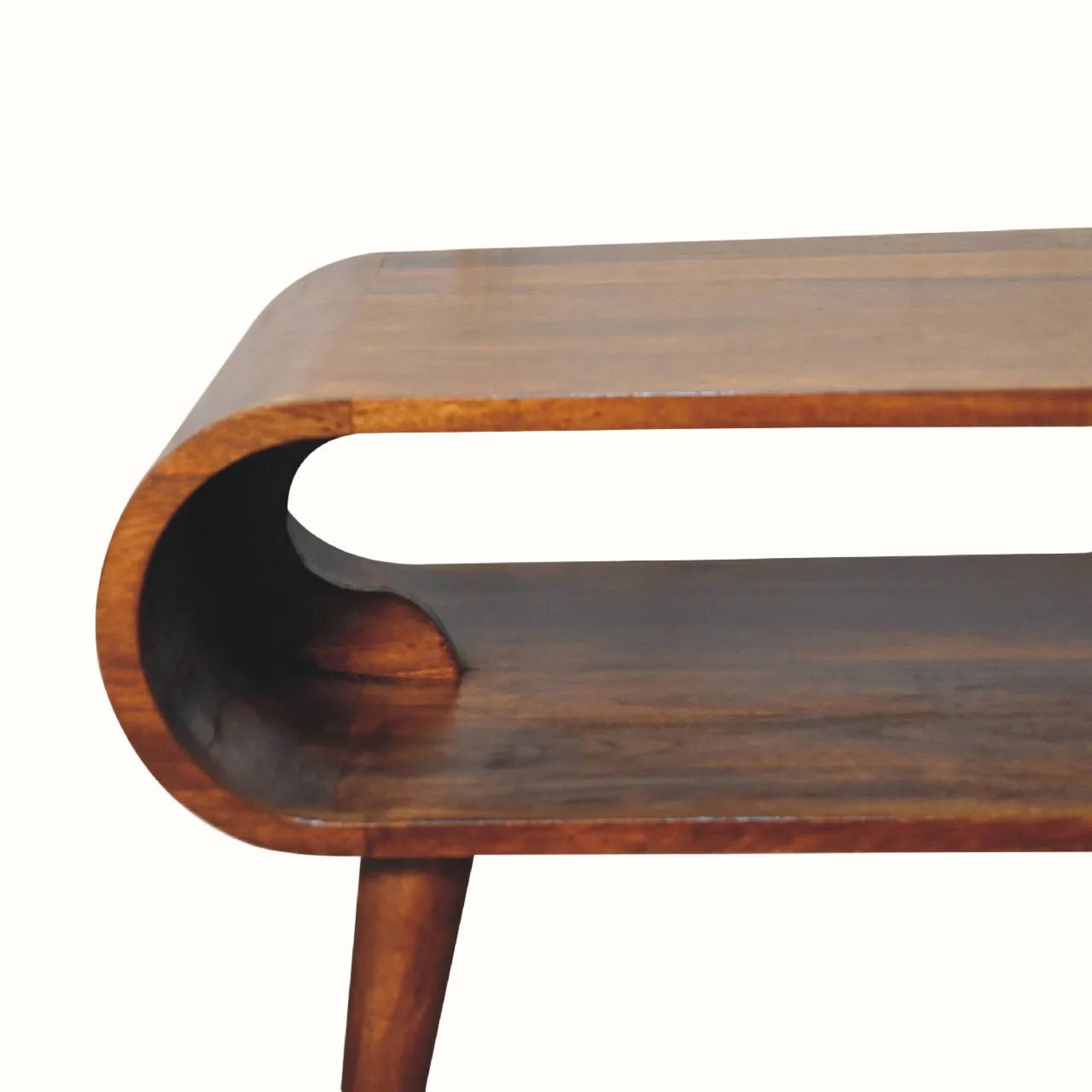 Laurie Open Coffee Table, Medium - Chestnut Coffee Tables - Bokel Home