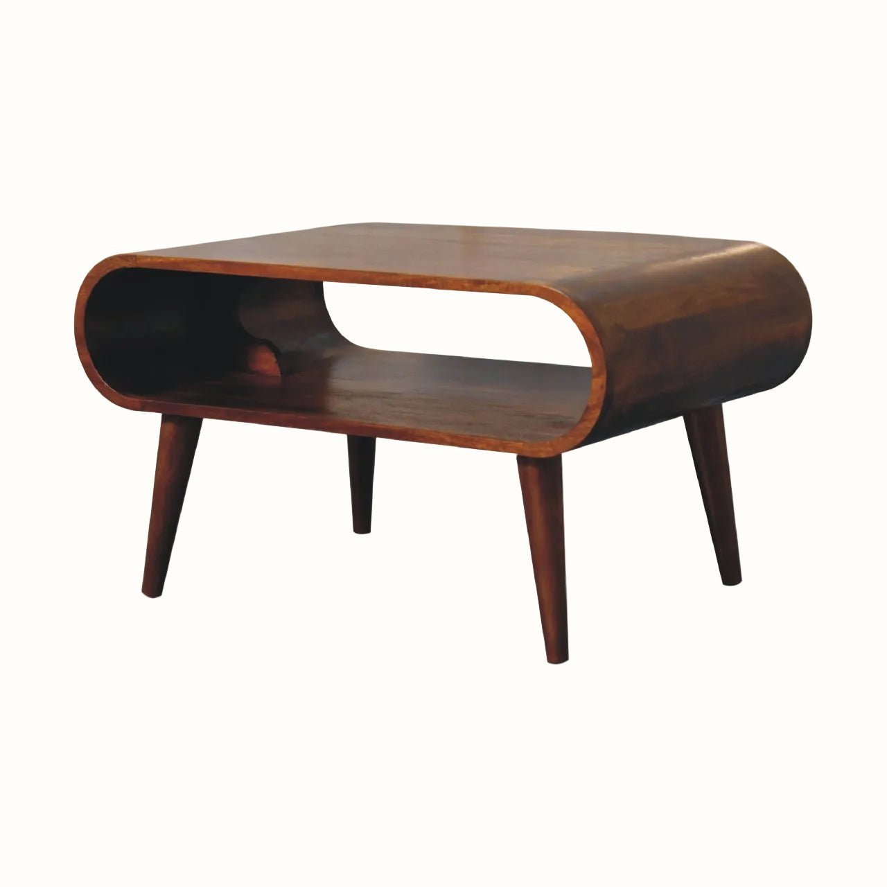 Laurie Open Coffee Table, Medium - Chestnut Coffee Tables - Bokel Home
