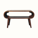 Laurie Open Coffee Table, Medium - Chestnut Coffee Tables - Bokel Home