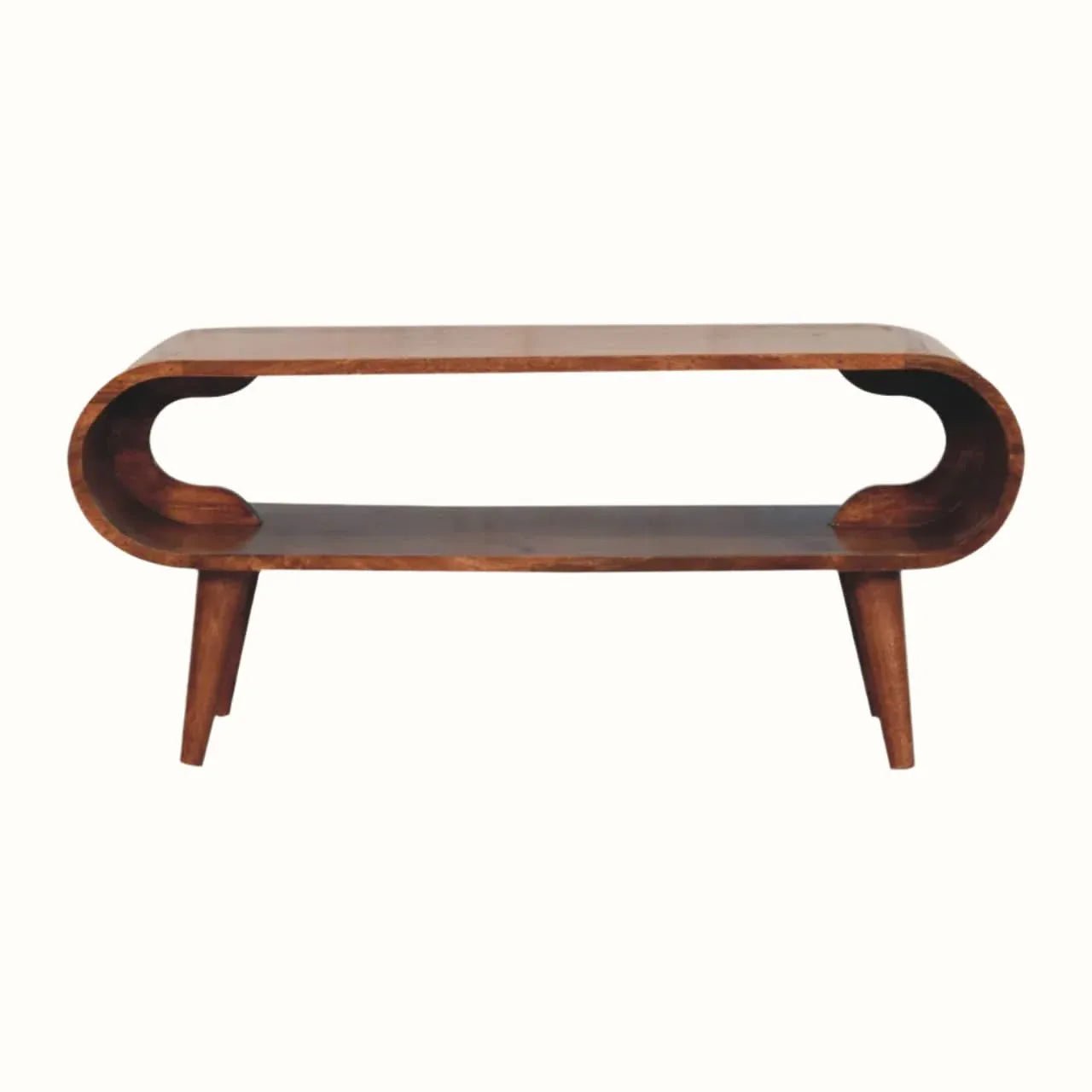 Laurie Open Coffee Table, Medium - Honey Caramel Coffee Tables - Bokel Home
