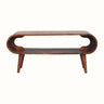 Laurie Open Coffee Table, Medium - Honey Caramel Coffee Tables - Bokel Home