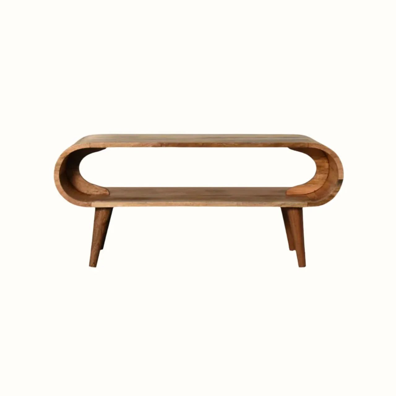 Laurie Open Coffee Table, Medium - Natural Coffee Tables - Bokel Home