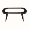 Laurie Open Coffee Table, Small - California Walnut Coffee Tables - Bokel Home