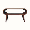 Laurie Open Coffee Table, Small - Chestnut Coffee Tables - Bokel Home