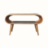 Laurie Open Coffee Table, Small - Natural Coffee Tables - Bokel Home