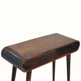 Laurie Open Console Table - California Walnut Console Tables - Bokel Home