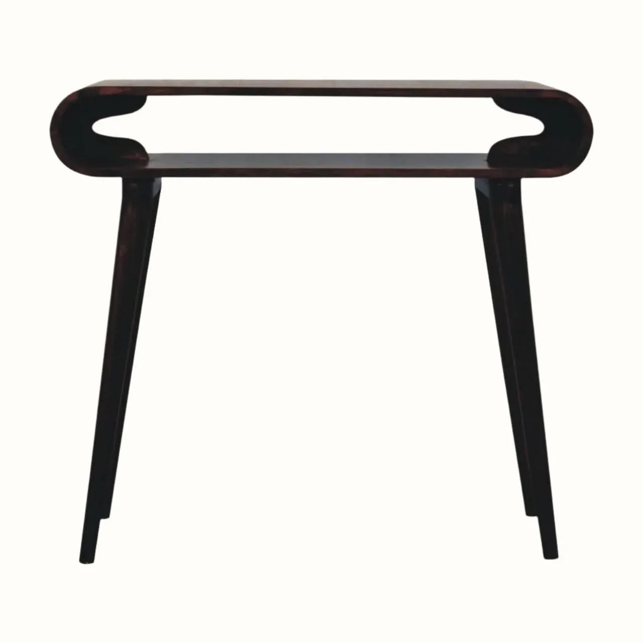 Laurie Open Console Table - California Walnut Console Tables - Bokel Home