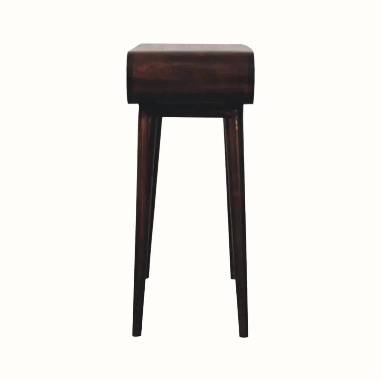 Laurie Open Console Table - California Walnut Console Tables - Bokel Home