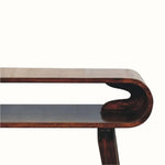 Laurie Open Console Table - California Walnut Console Tables - Bokel Home