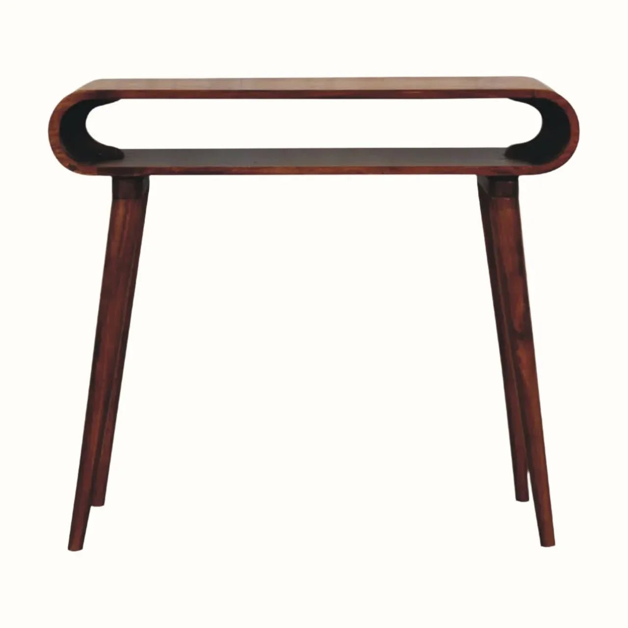 Laurie Open Console Table - Chestnut Console Tables - Bokel Home