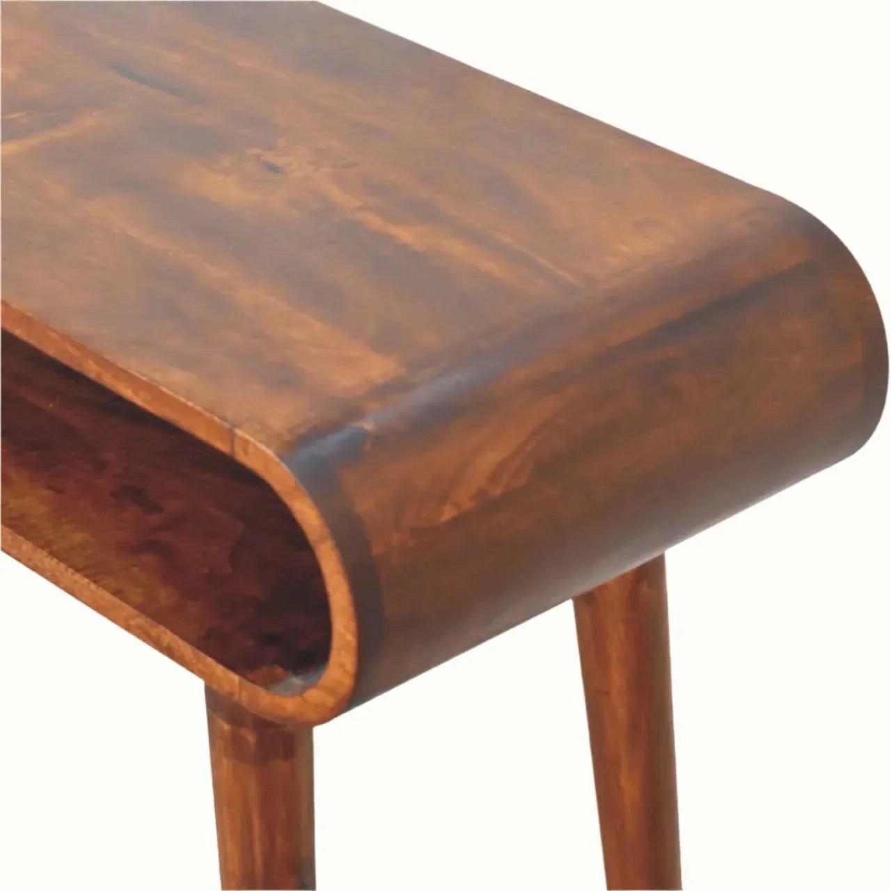 Laurie Open Console Table - Chestnut Console Tables - Bokel Home