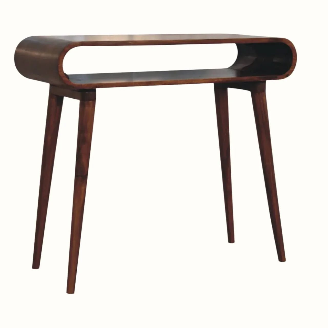 Laurie Open Console Table - Chestnut Console Tables - Bokel Home
