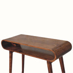 Laurie Open Console Table - Honey Caramel Console Tables - Bokel Home