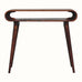Laurie Open Console Table - Honey Caramel Console Tables - Bokel Home