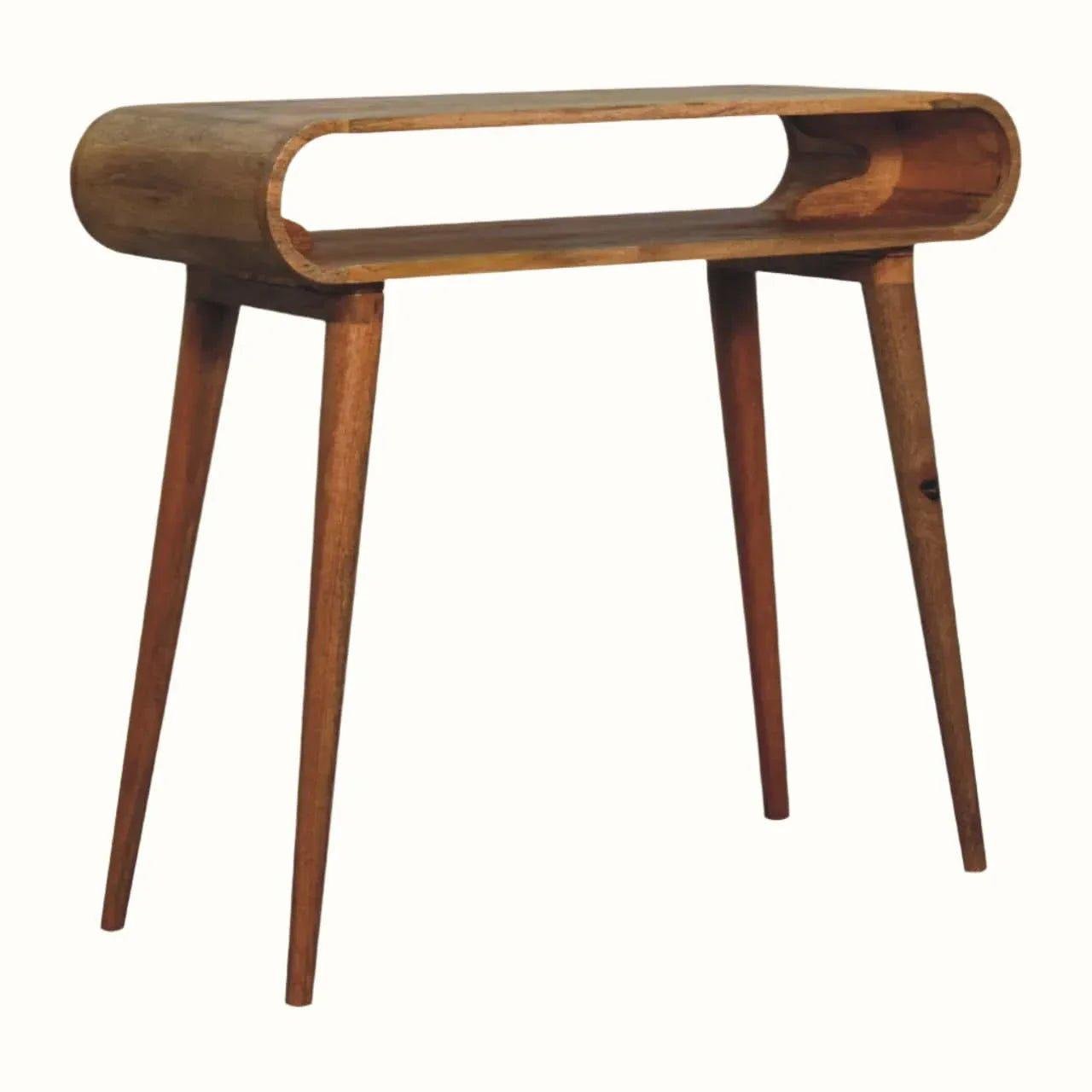 Laurie Open Console Table - Natural Console Tables - Bokel Home
