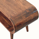 Laurie Open Slimline Coffee Table, Medium - California Walnut Coffee Tables - Bokel Home