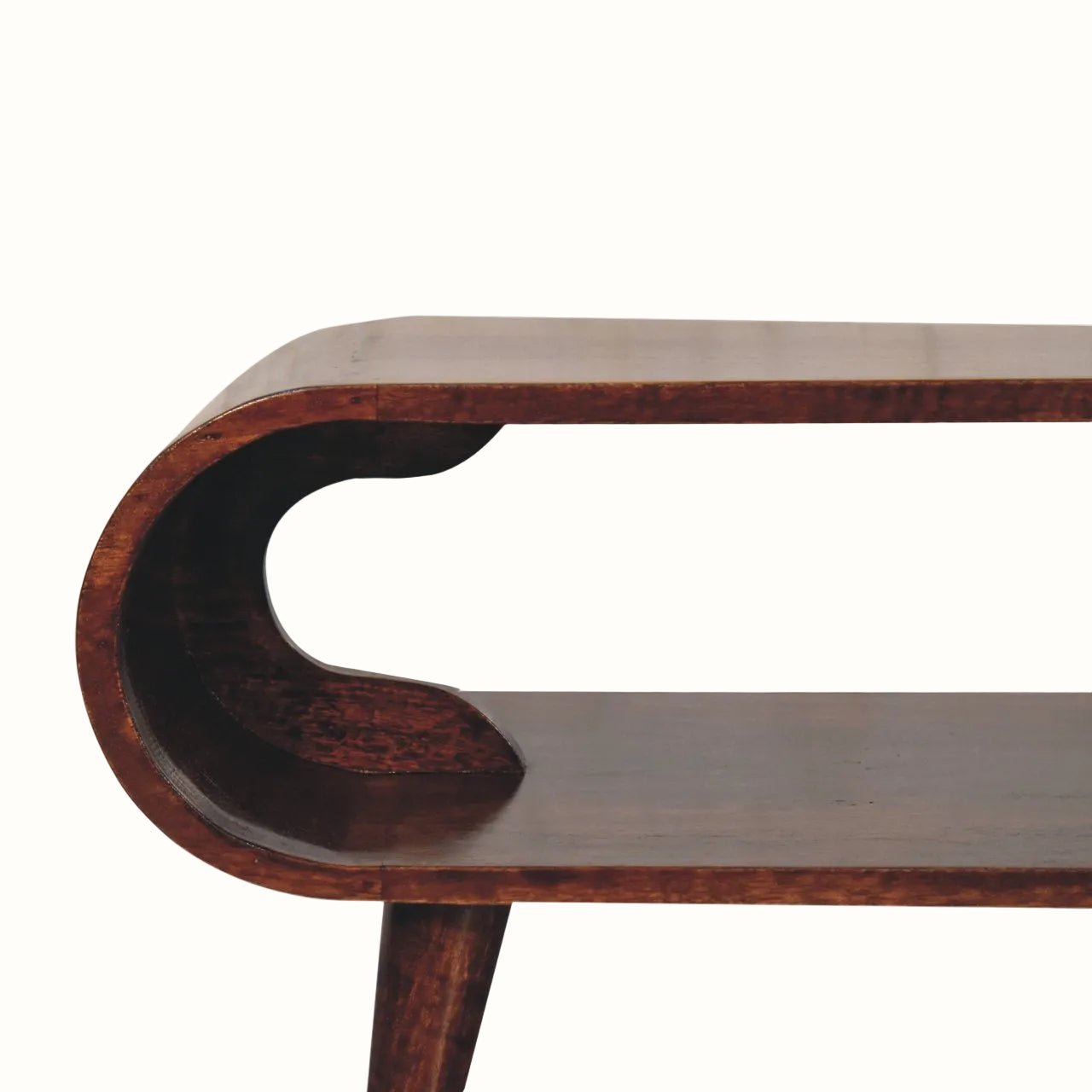 Laurie Open Slimline Coffee Table, Medium - California Walnut Coffee Tables - Bokel Home