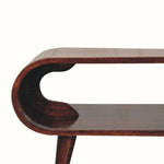 Laurie Open Slimline Coffee Table, Medium - California Walnut Coffee Tables - Bokel Home