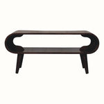 Laurie Open Slimline Coffee Table, Medium - California Walnut Coffee Tables - Bokel Home