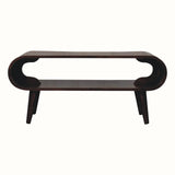 Laurie Open Slimline Coffee Table, Medium - California Walnut Coffee Tables - Bokel Home
