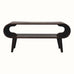 Laurie Open Slimline Coffee Table, Medium - California Walnut Coffee Tables - Bokel Home