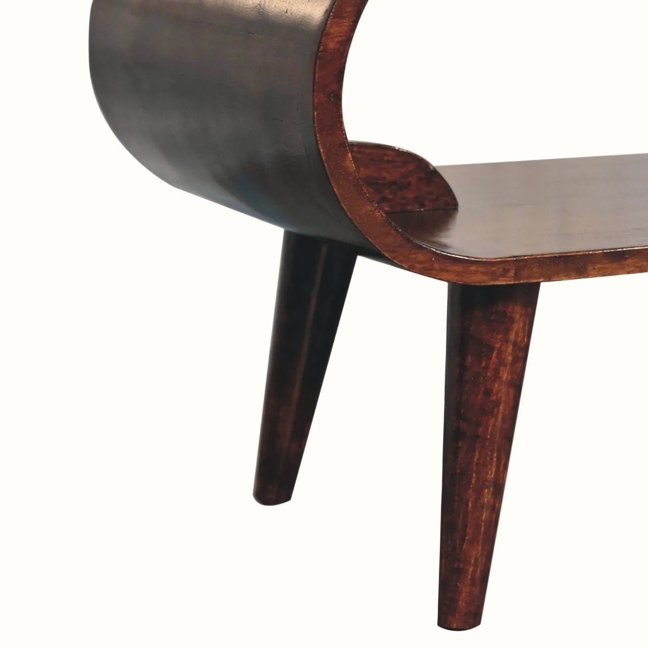 Laurie Open Slimline Coffee Table, Medium - California Walnut Coffee Tables - Bokel Home