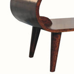 Laurie Open Slimline Coffee Table, Medium - California Walnut Coffee Tables - Bokel Home