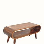 Laurie Open Slimline Coffee Table, Medium - Chestnut Coffee Tables - Bokel Home