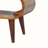 Laurie Open Slimline Coffee Table, Medium - Chestnut Coffee Tables - Bokel Home