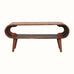 Laurie Open Slimline Coffee Table, Medium - Honey Caramel Coffee Tables - Bokel Home
