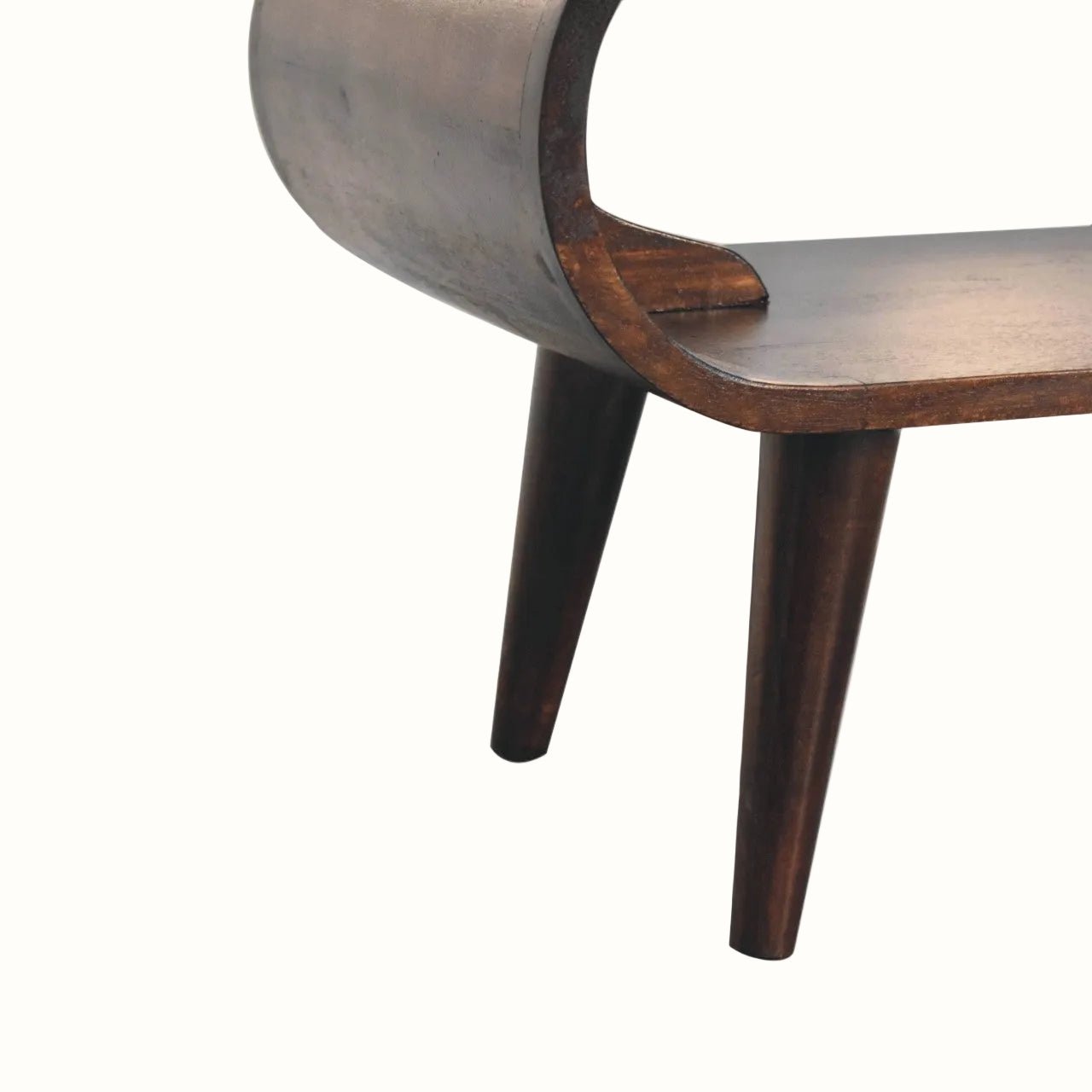 Laurie Open Slimline Coffee Table, Medium - Light Walnut Coffee Tables - Bokel Home