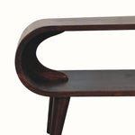 Laurie Open Slimline Coffee Table, Medium - Light Walnut Coffee Tables - Bokel Home