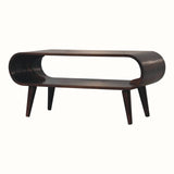 Laurie Open Slimline Coffee Table, Medium - Light Walnut Coffee Tables - Bokel Home