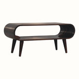 Laurie Open Slimline Coffee Table, Medium - Light Walnut Coffee Tables - Bokel Home