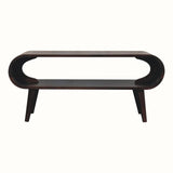 Laurie Open Slimline Coffee Table, Medium - Light Walnut Coffee Tables - Bokel Home