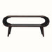 Laurie Open Slimline Coffee Table, Medium - Light Walnut Coffee Tables - Bokel Home